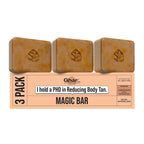 Ghar Soaps Sandalwood & Saffron Magic Brightening Bath Soap Bar 10.6 oz Pack of 3