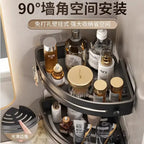 2 Player Adhesive Wall Shelf Set with No Drilling Design Plastic Corner Rack for Bathroom Storage Organizer Shower Accessories
